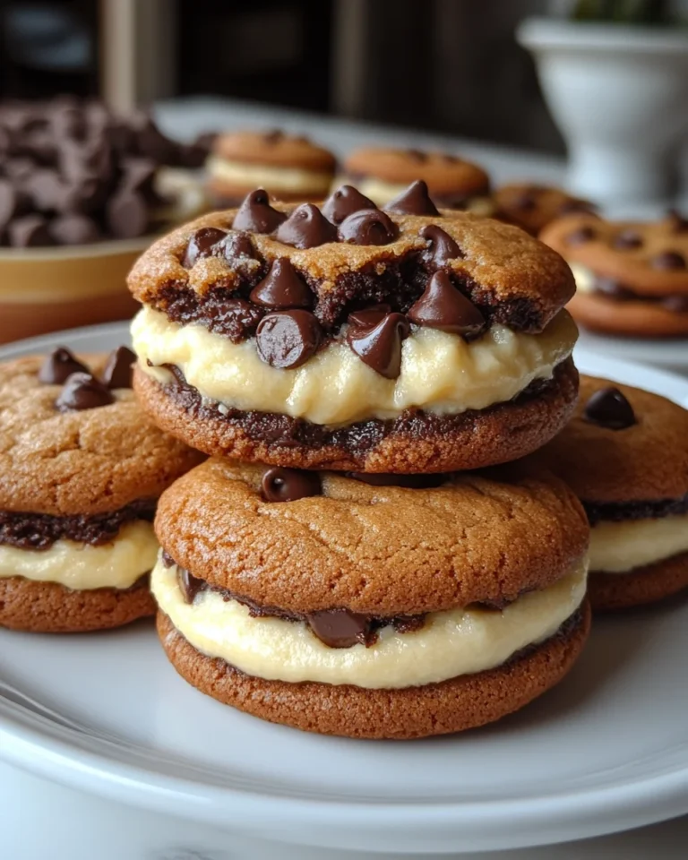 Creamy Cheesecake Stuffed Chocolate Chip Cookies