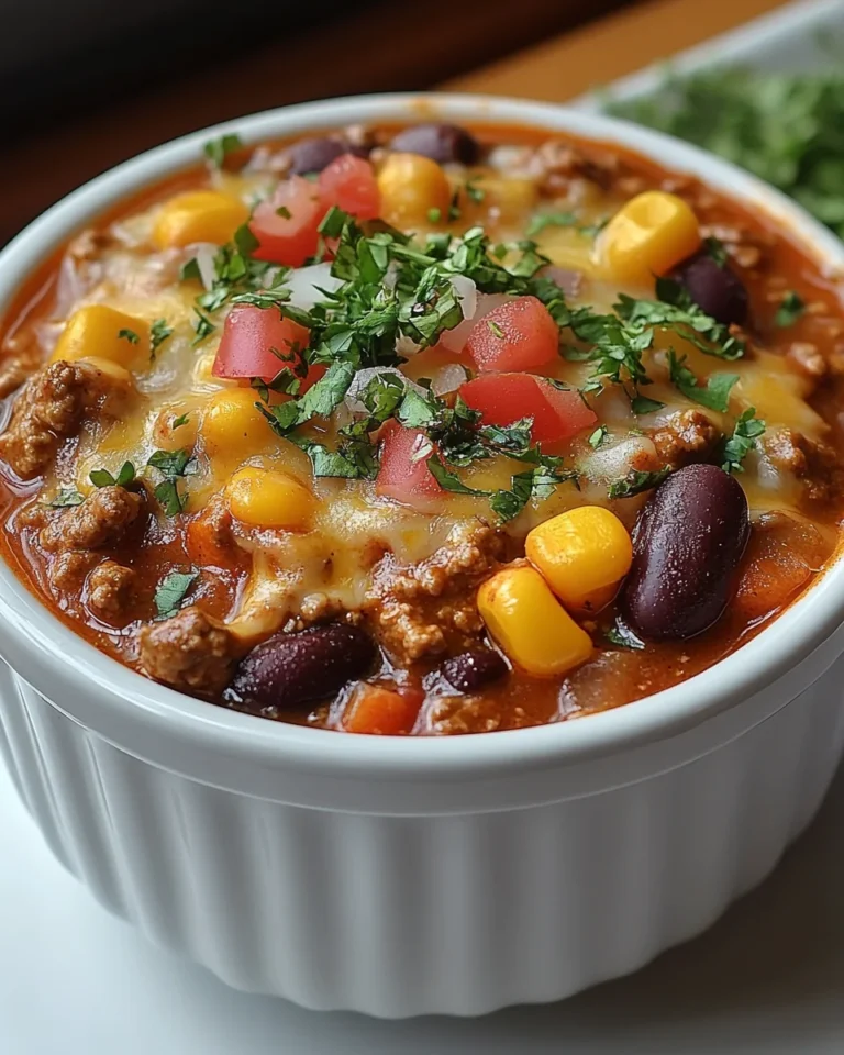 Quick Cheesy Enchilada Chili for a Cozy Weeknight Dinner