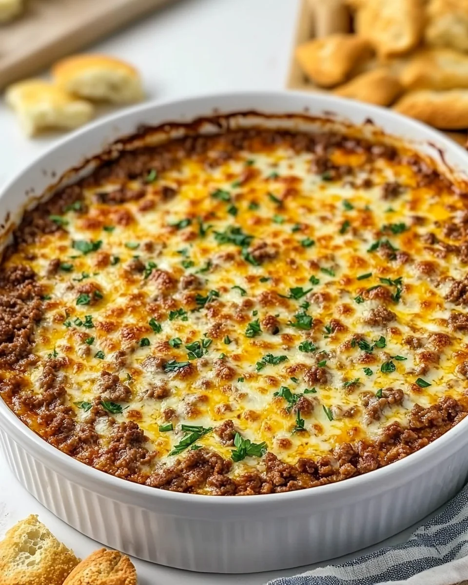 Cheesy Ground Beef Dip That's Perfect for Game Day - additional image