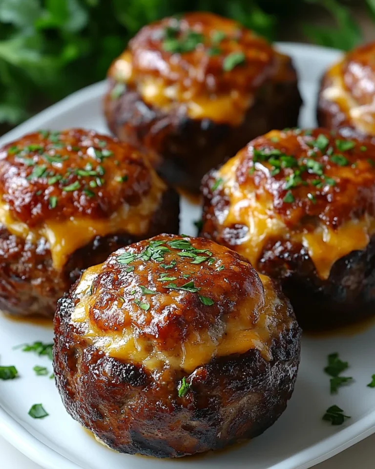 Cheesy Stuffed Meatloaf Bites: A Family Favorite Recipe
