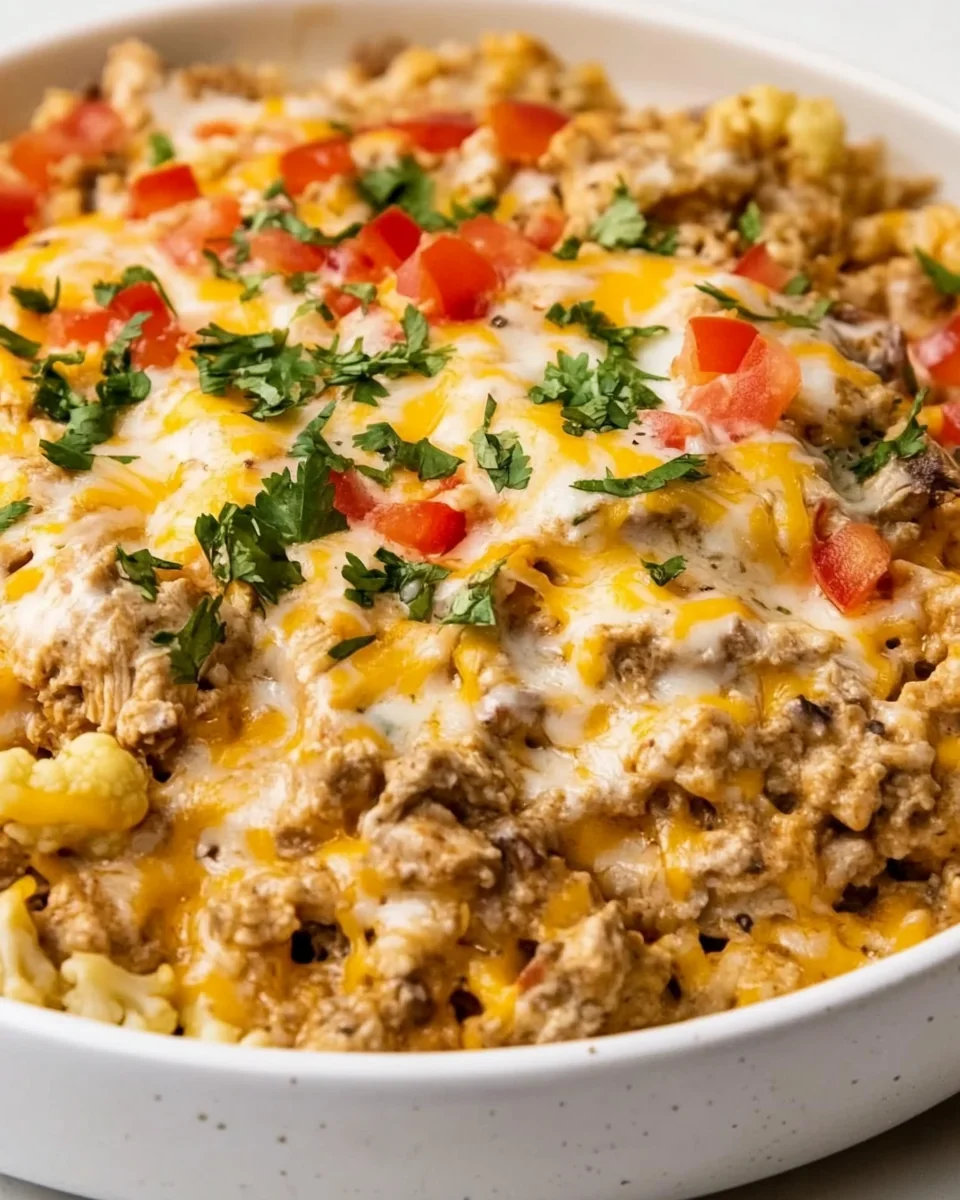 Healthy Chicken Burrito Bowls with Fresh Cauliflower - additional image