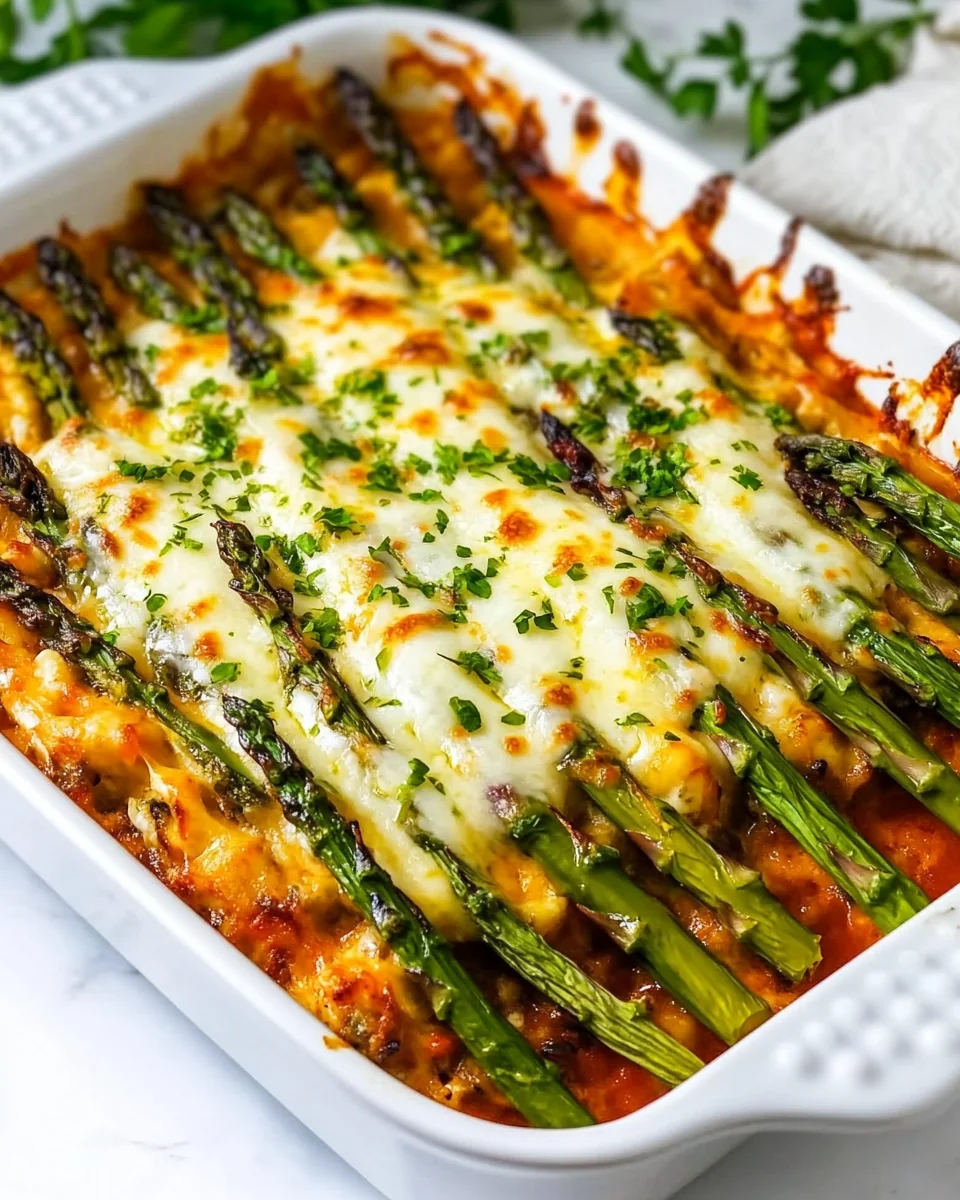 Creamy Chicken Casserole with Asparagus and Mozzarella - additional image