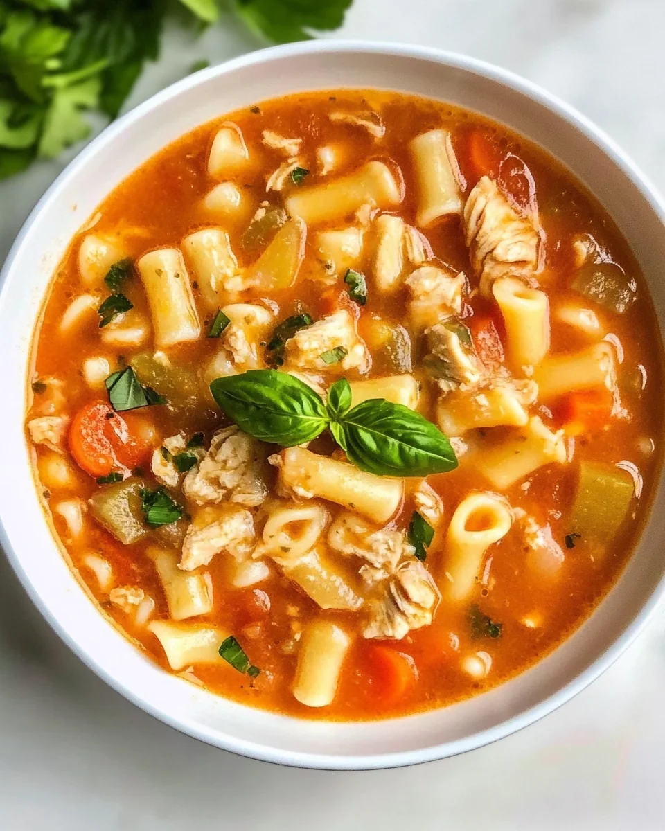 Classic Chicken Pasta Soup for Cozy Nights - additional image