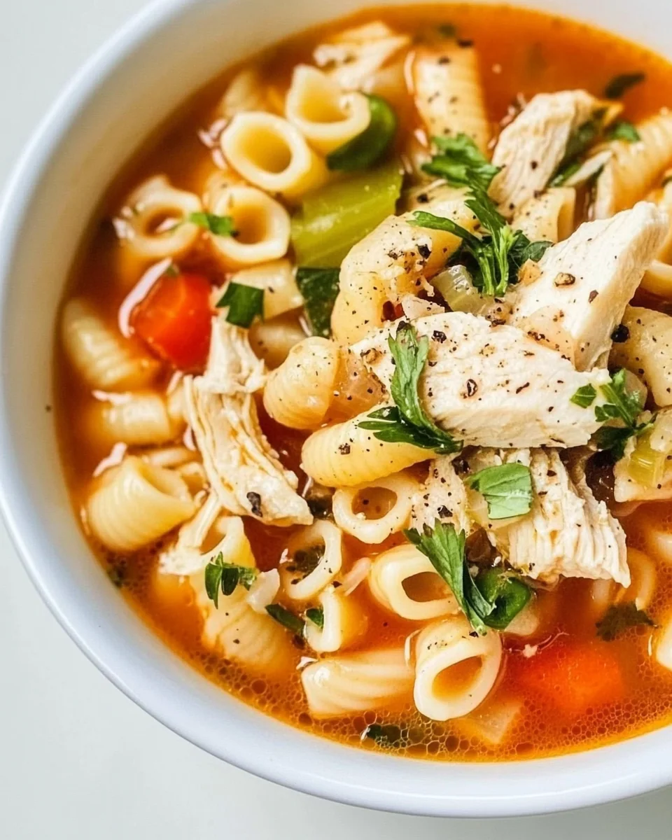 Classic Chicken Pasta Soup for Cozy Nights - additional image