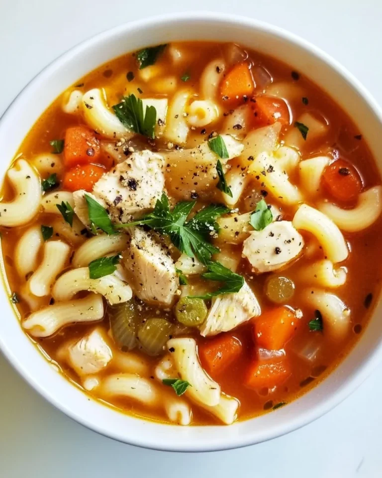 Classic Chicken Pasta Soup for Cozy Nights