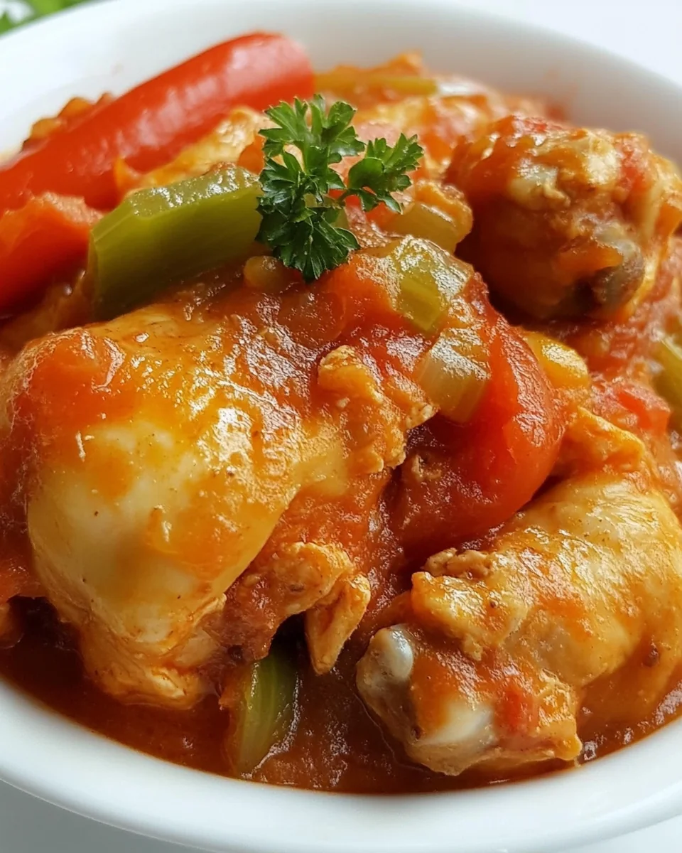 Classic Chicken Stew with French Basquaise Flavors - additional image