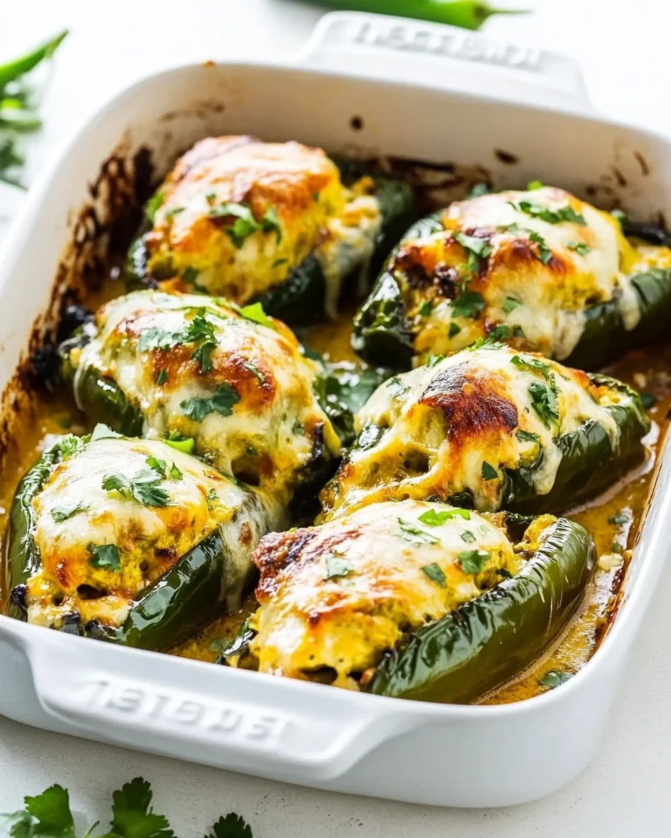 Homemade Chicken Stuffed Chile Rellenos Recipe - additional image