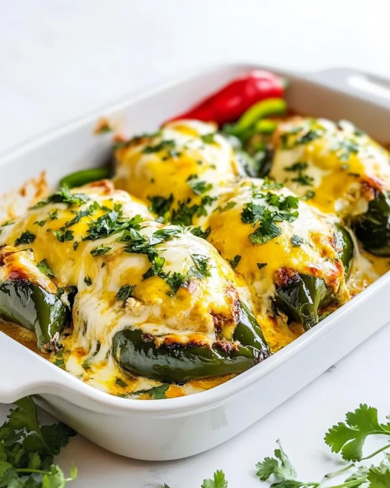 Homemade Chicken Stuffed Chile Rellenos Recipe