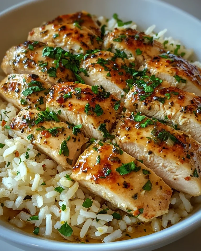 One-Pot Garlic Parmesan Chicken and Rice