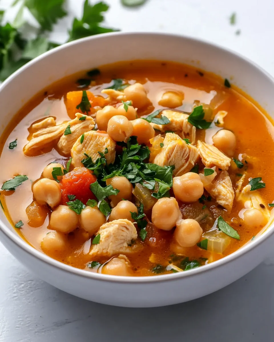 Homemade Chickpea Chicken Soup for Cozy Nights - additional image