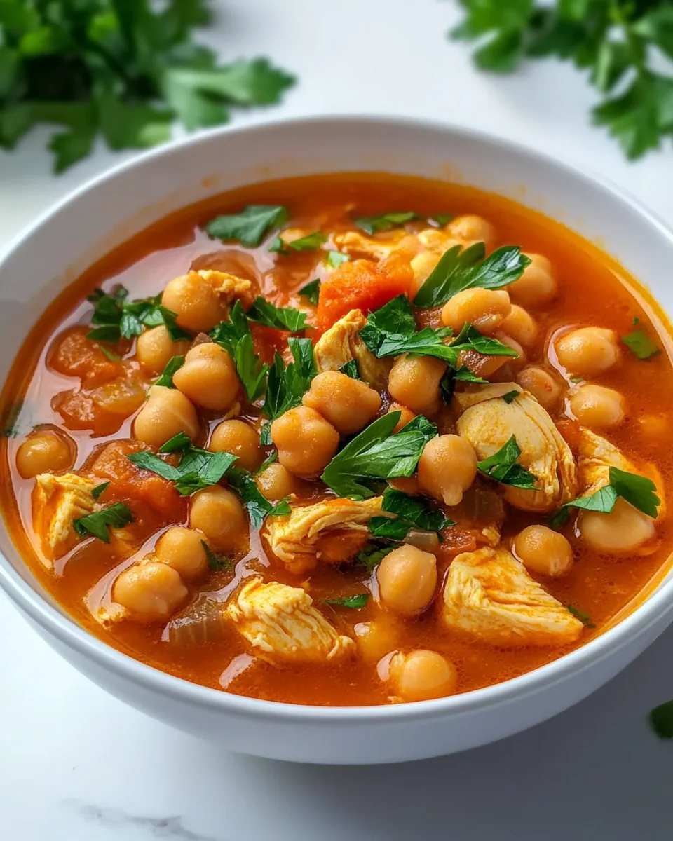 Homemade Chickpea Chicken Soup for Cozy Nights - additional image
