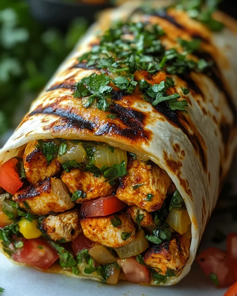 Flavor-Packed Grilled Chicken Burrito for Quick Weeknight Dinner