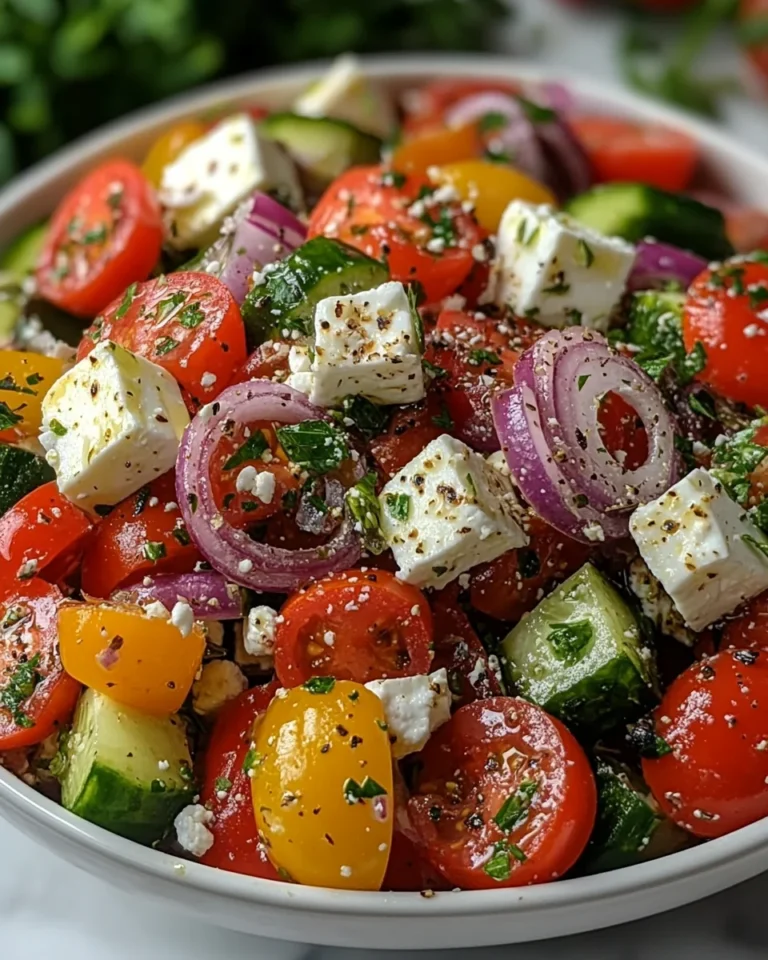 Quick and Easy Authentic Greek Salad