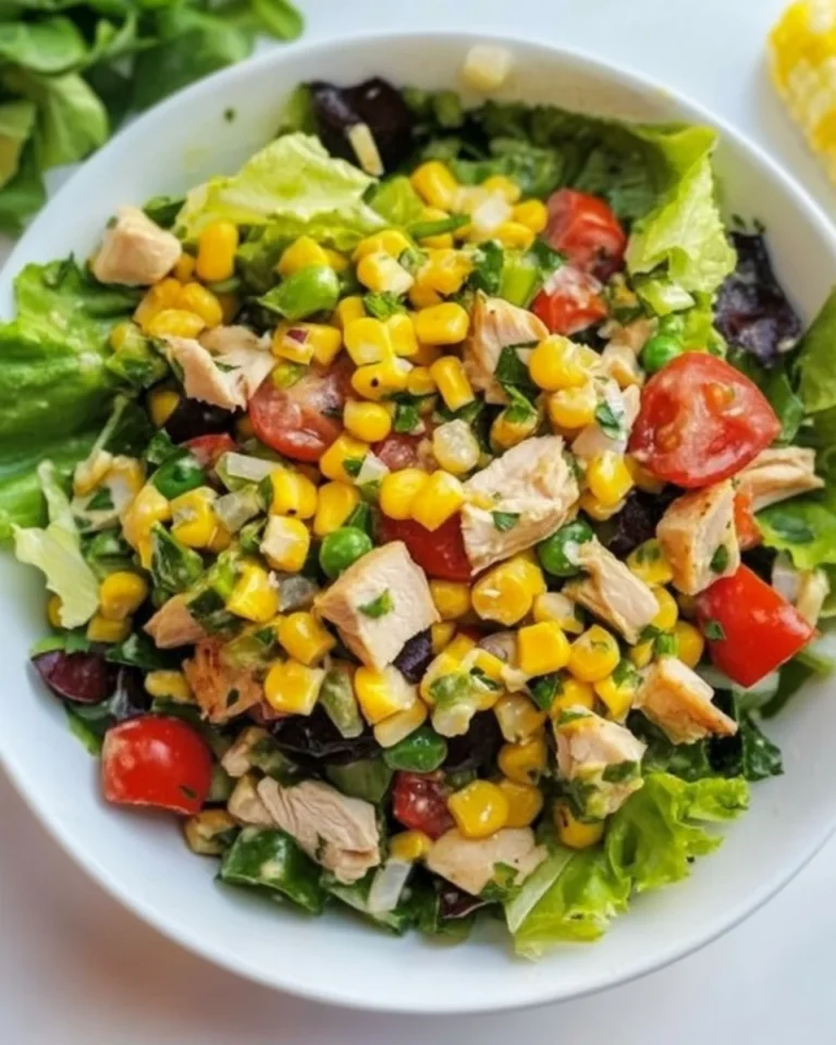 Fresh and Healthy Corn Chicken Salad