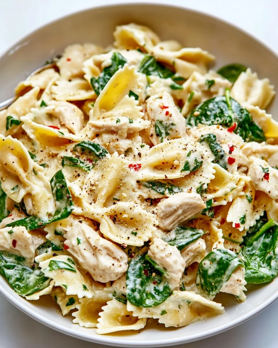 Creamy Spinach Chicken Pasta: A Simple Weeknight Delight - additional image