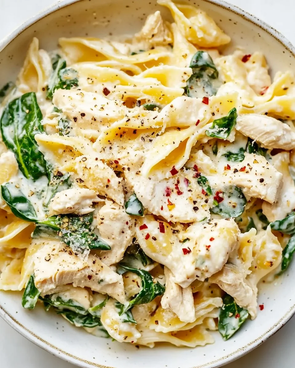 Creamy Spinach Chicken Pasta: A Simple Weeknight Delight - additional image
