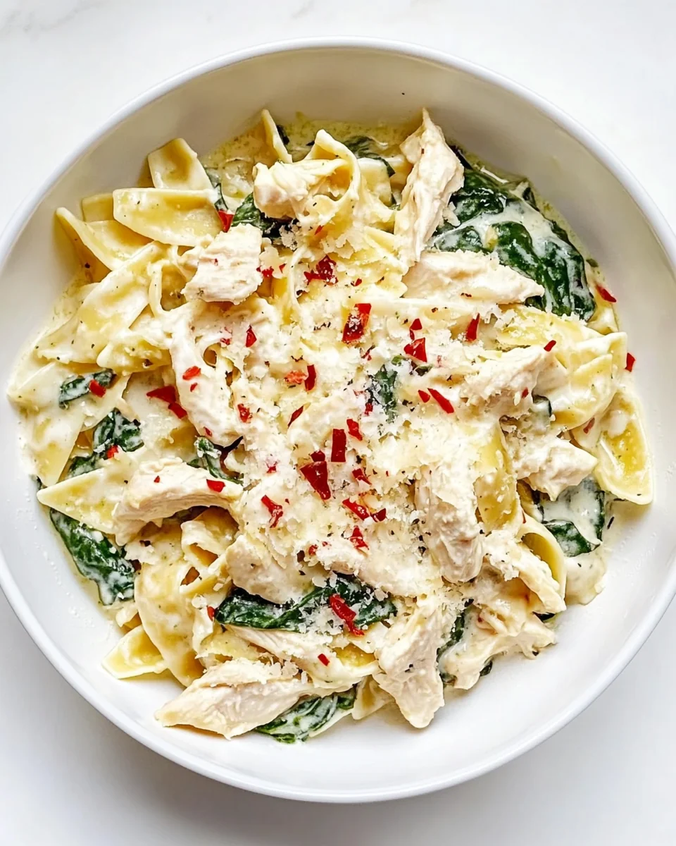 Creamy Spinach Chicken Pasta: A Simple Weeknight Delight