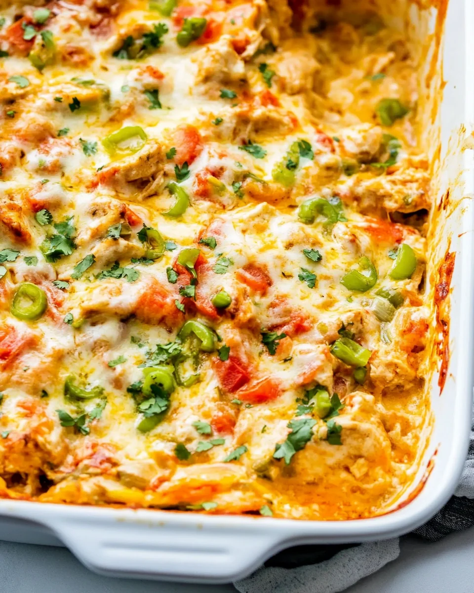 Creamy One-Pan Fajita Chicken Casserole - additional image
