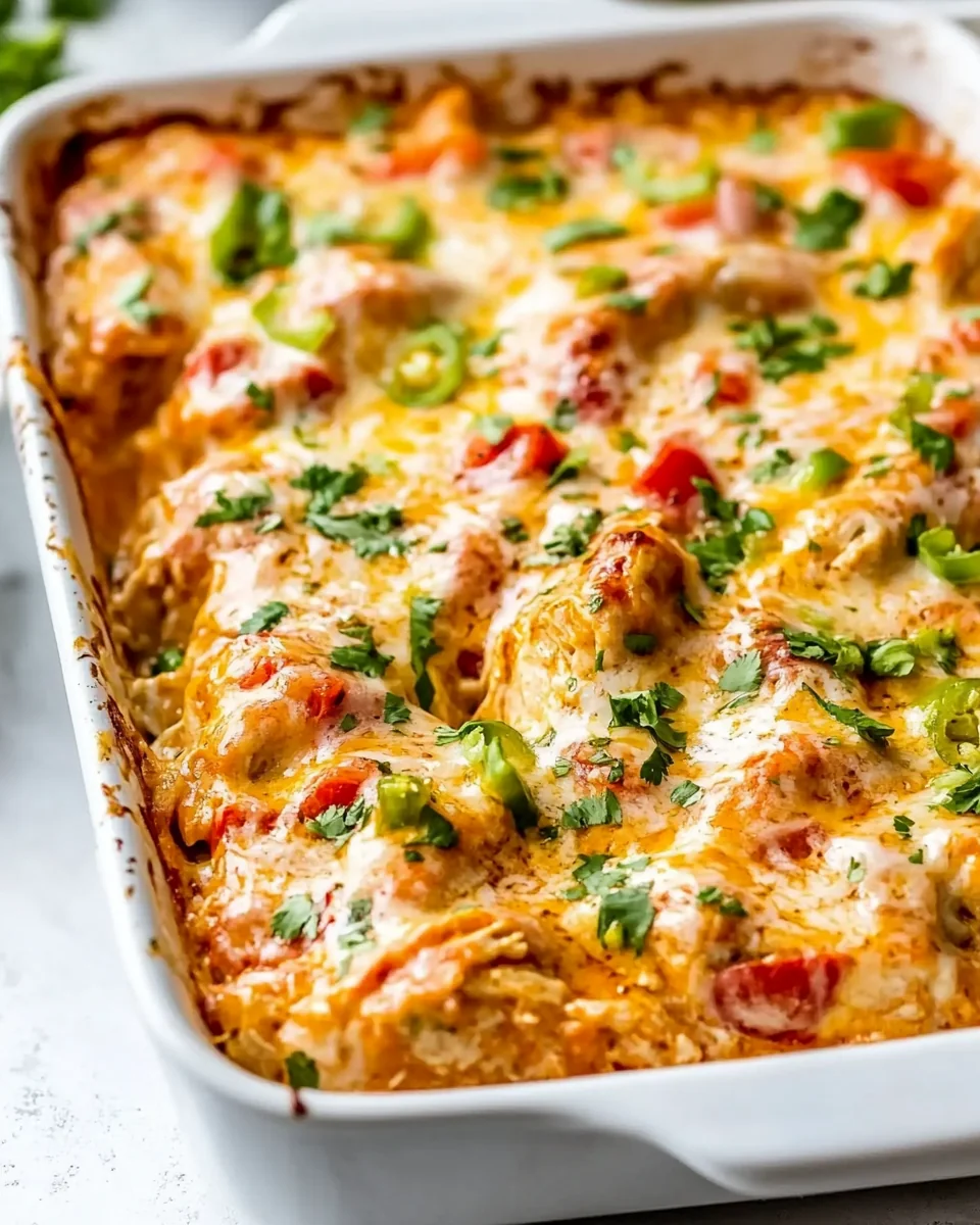 Creamy One-Pan Fajita Chicken Casserole - additional image