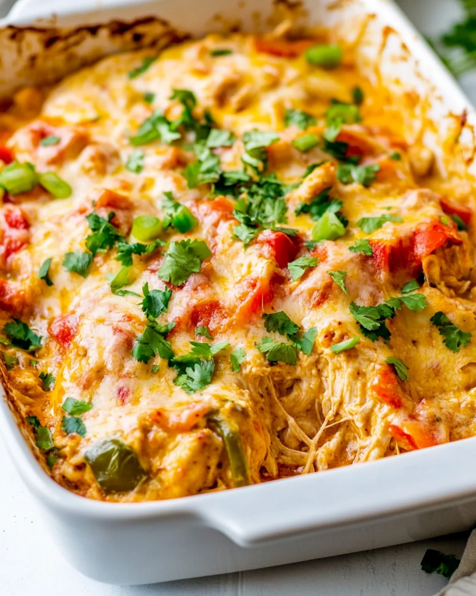 Creamy One-Pan Fajita Chicken Casserole - additional image