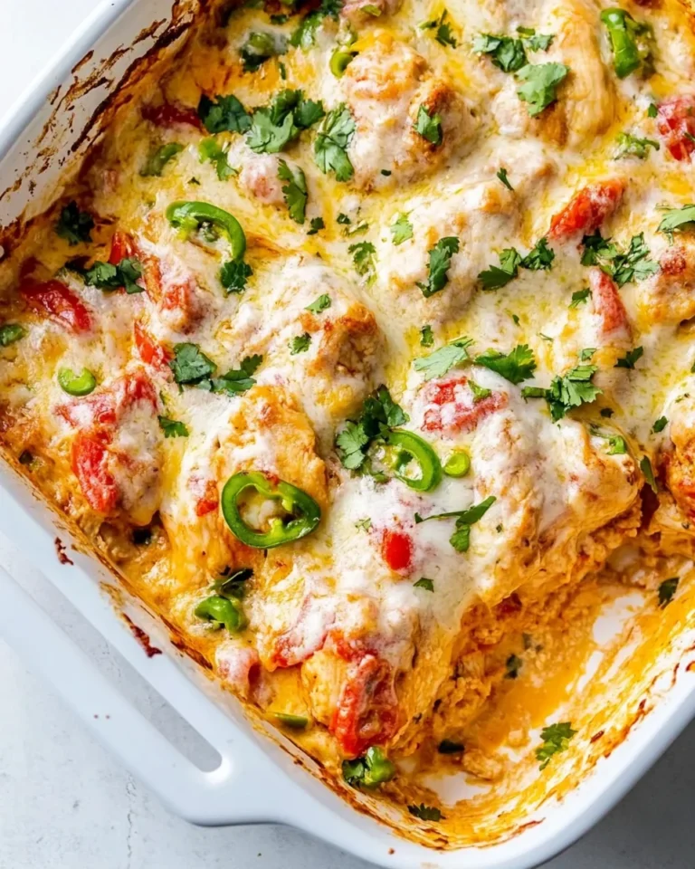 Creamy One-Pan Fajita Chicken Casserole