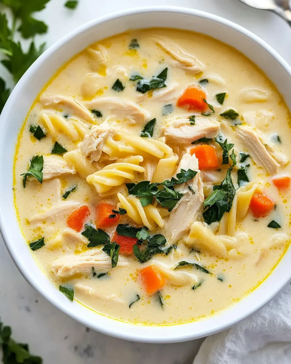 Creamy Chicken Pasta Soup Recipe for Cozy Nights - additional image