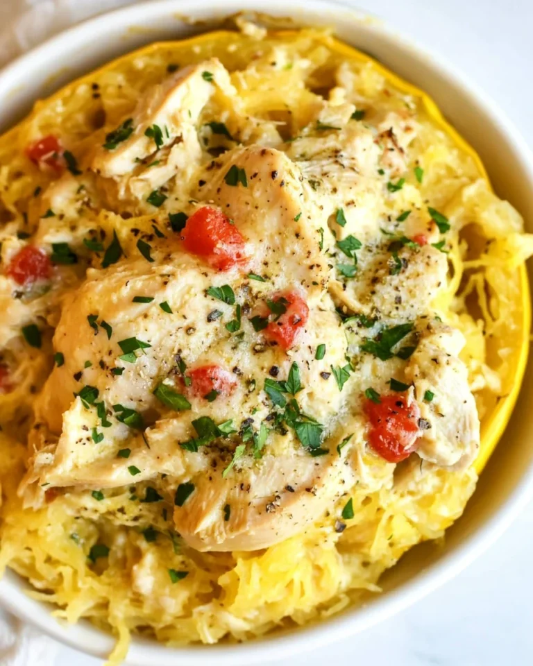 Creamy Chicken and Spaghetti Squash Casserole Recipe