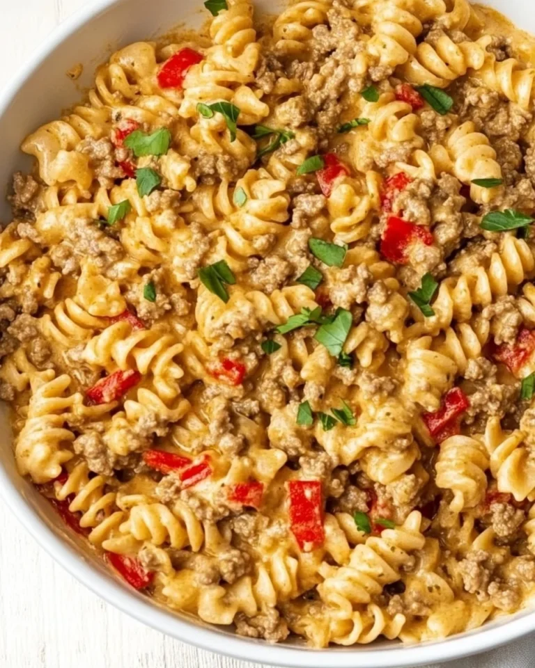 Creamy Ground Beef Pasta Made Easy and Delicious