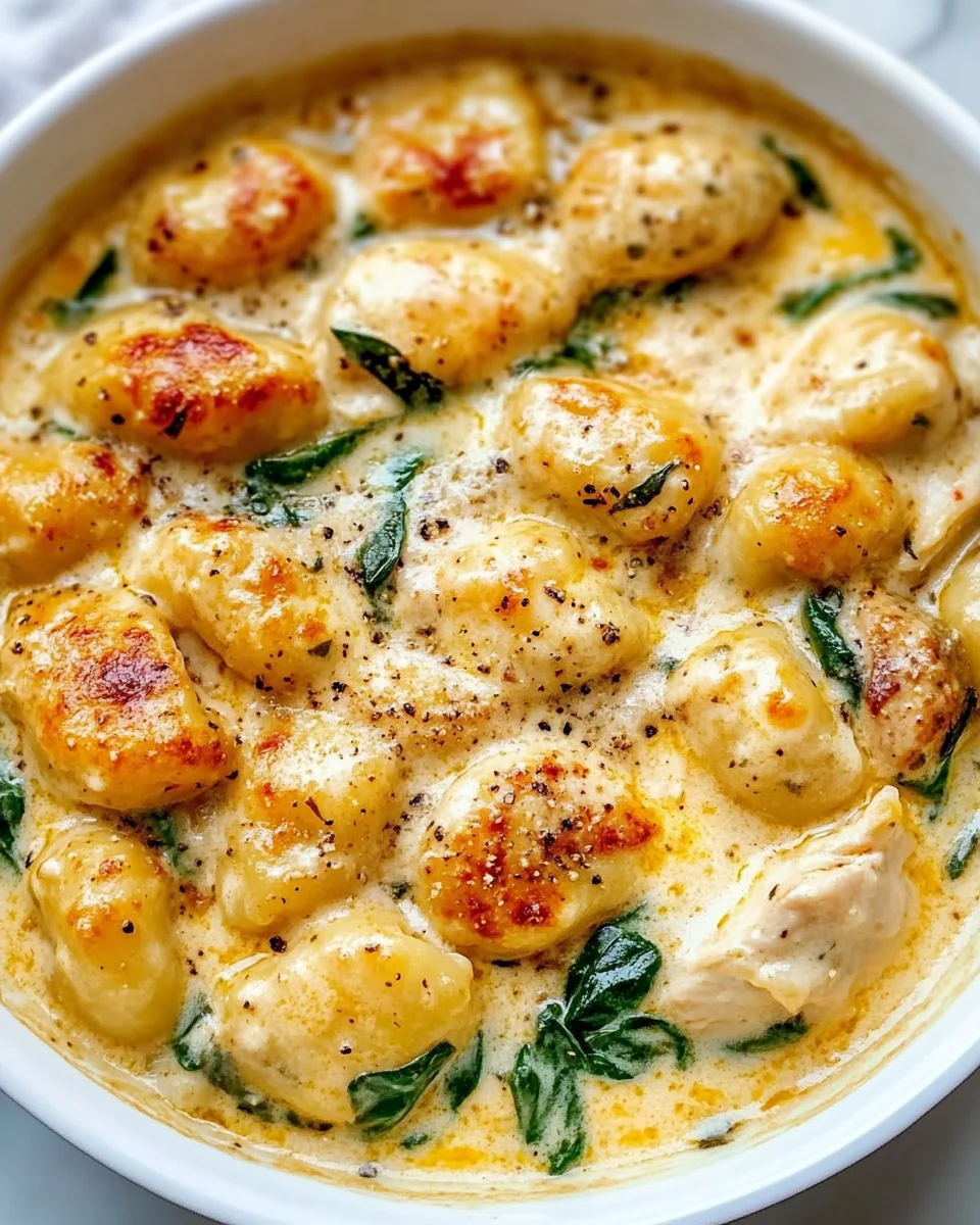 Creamy Spinach Chicken Gnocchi Recipe That's Deliciously Cozy - additional image