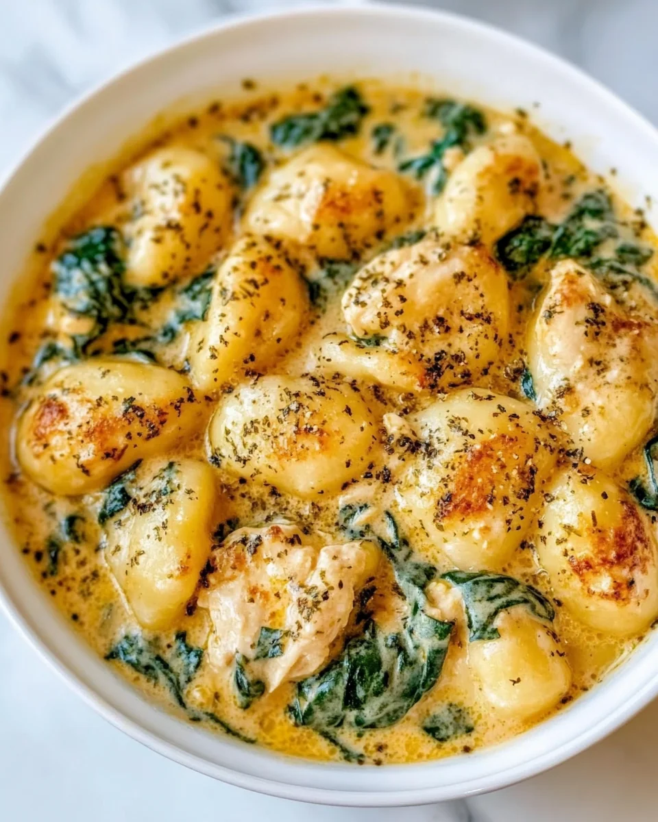 Creamy Spinach Chicken Gnocchi Recipe That's Deliciously Cozy - additional image