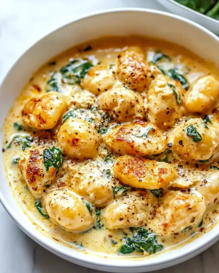 Creamy Spinach Chicken Gnocchi Recipe That’s Deliciously Cozy