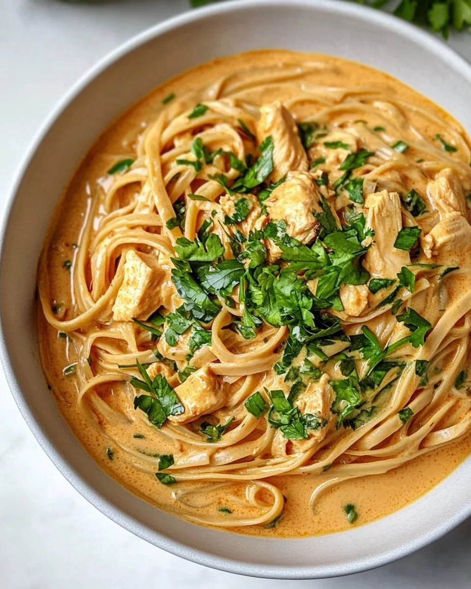 Creamy Thai Chicken Noodles Made From Scratch - additional image
