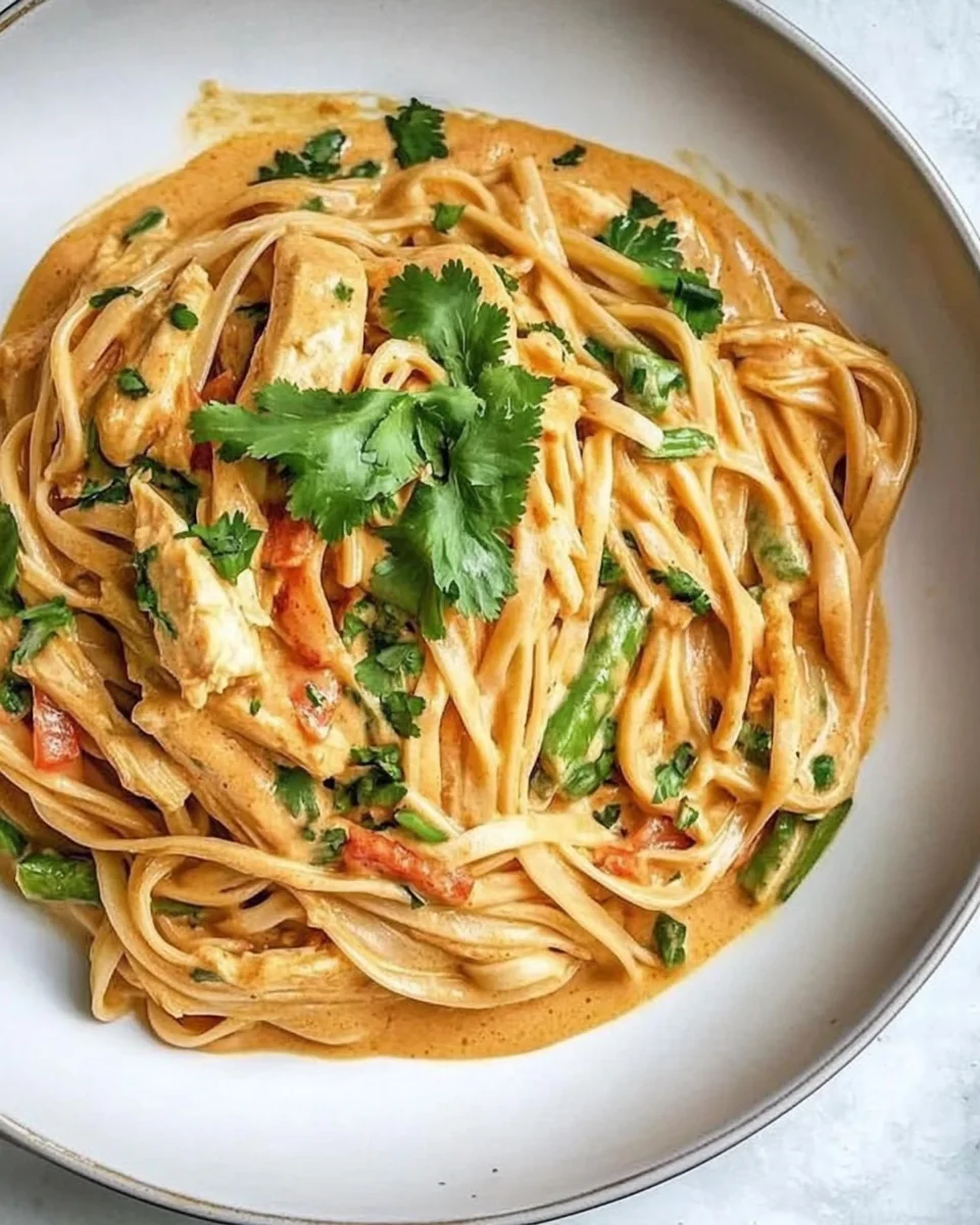 Creamy Thai Chicken Noodles Made From Scratch - additional image