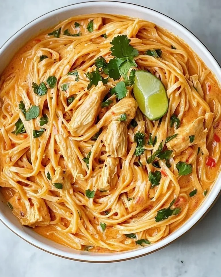 Creamy Thai Chicken Noodles Made From Scratch