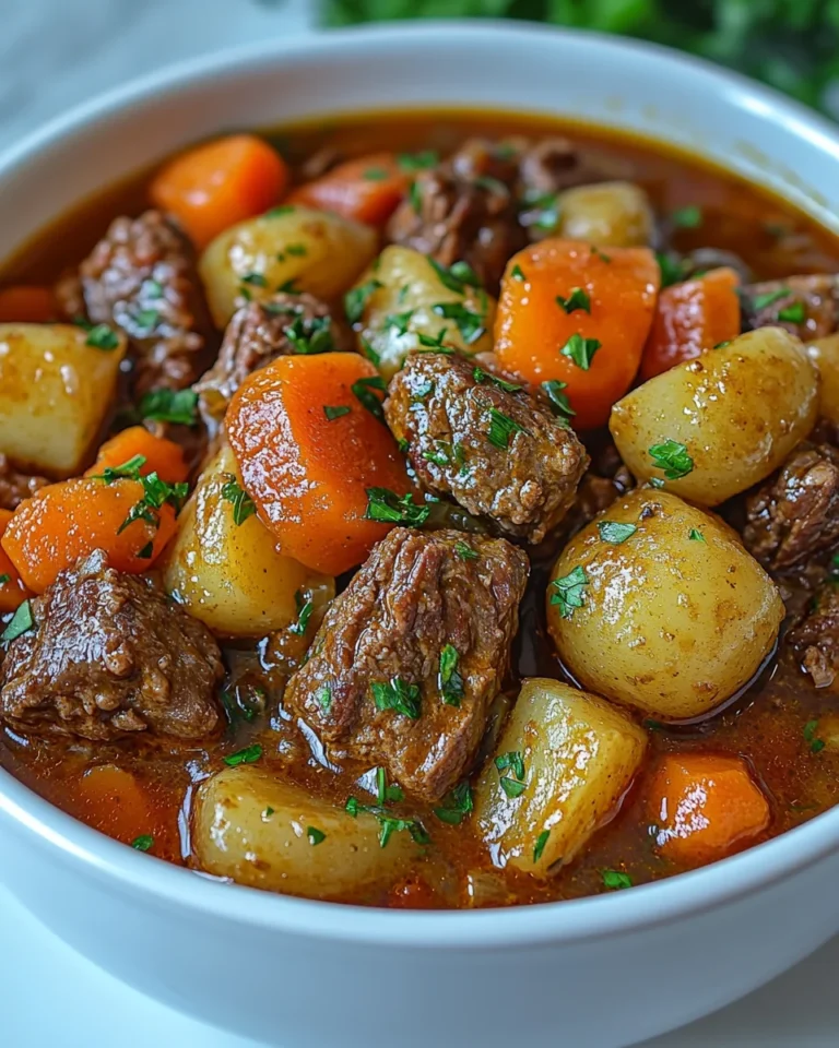 Cozy Slow Cooker Beef Stew for Family Nights