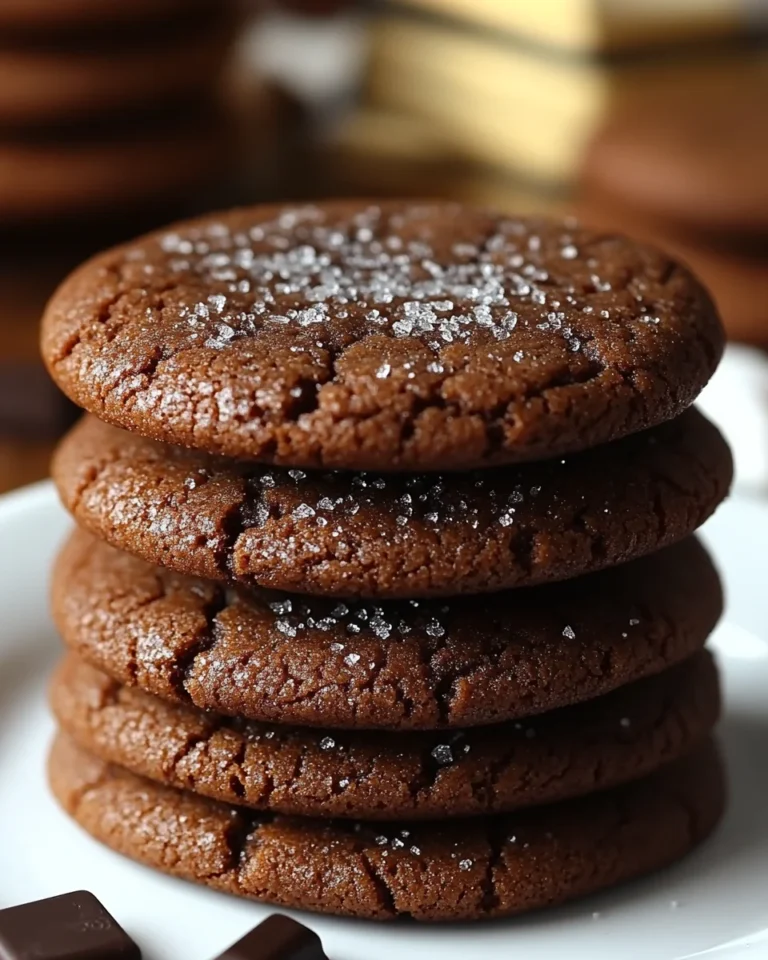 Quick Dark Chocolate Brown Sugar Cookies
