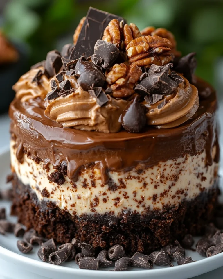Decadent No-Bake German Chocolate Cheesecake Recipe