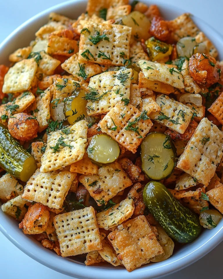 Flavor-Packed Dill Pickle Chex Mix: A Quick Snack