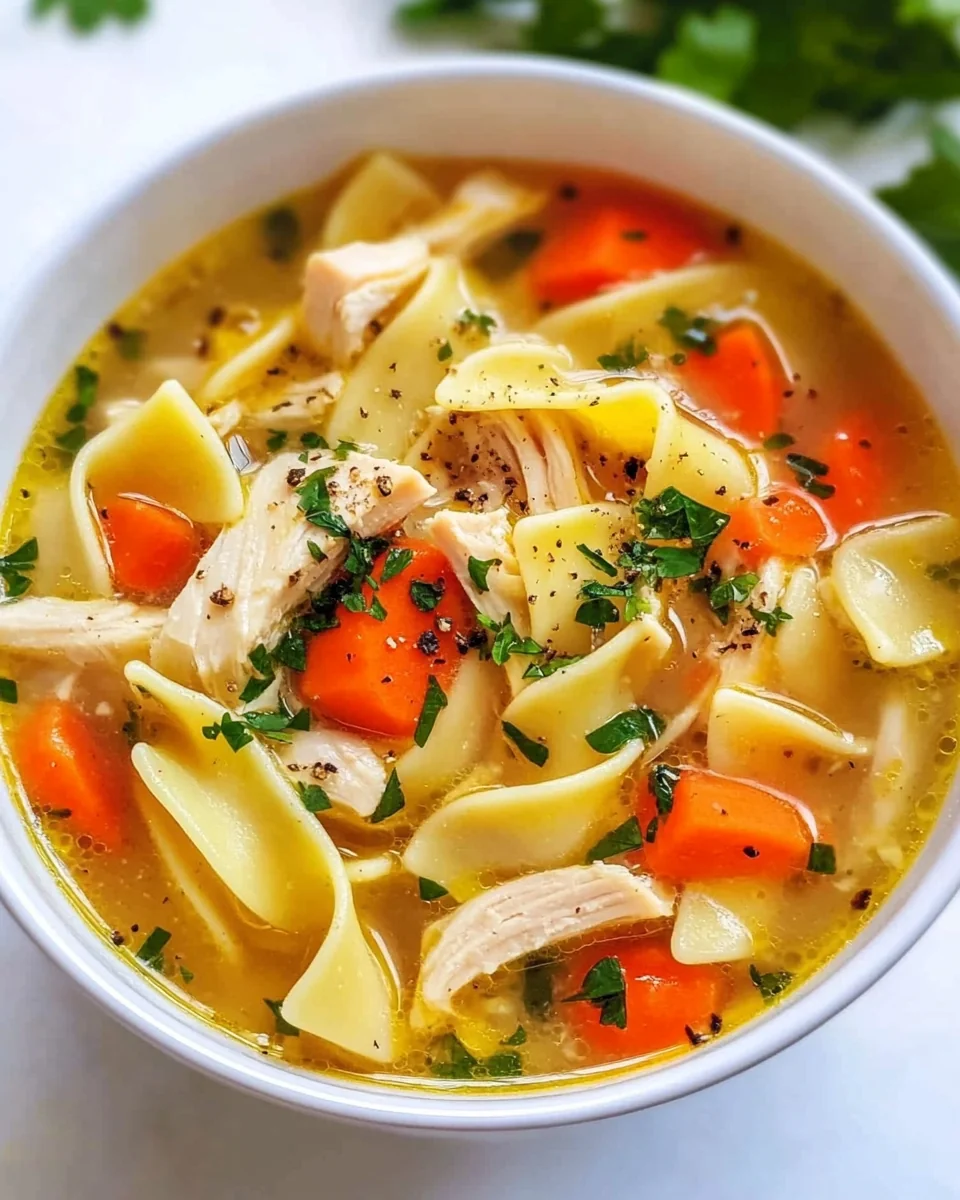 Simple Homemade Chicken Noodle Soup - additional image