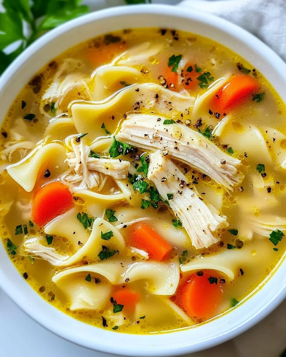 Simple Homemade Chicken Noodle Soup - additional image