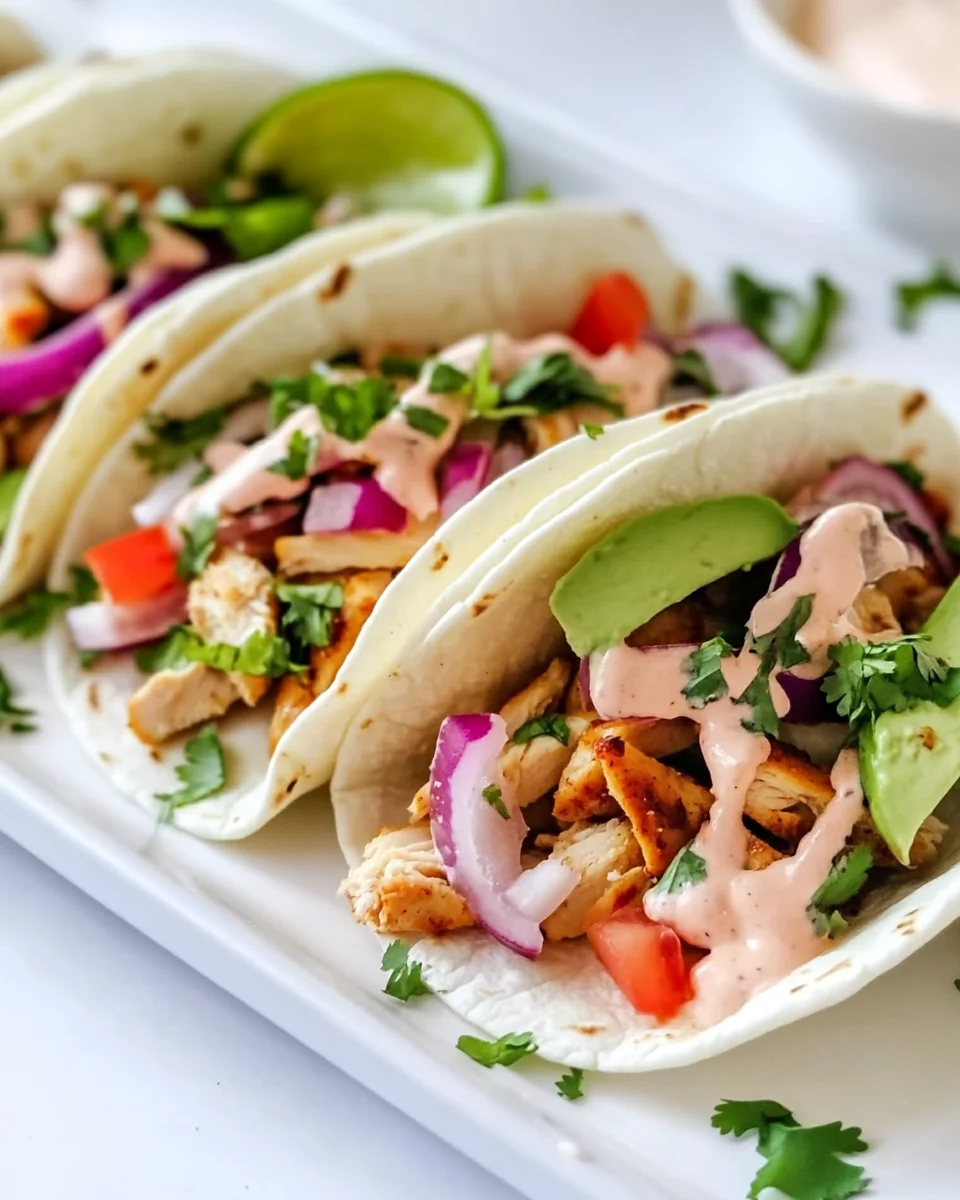 Simple Chicken Tacos for a Quick and Delicious Meal - additional image