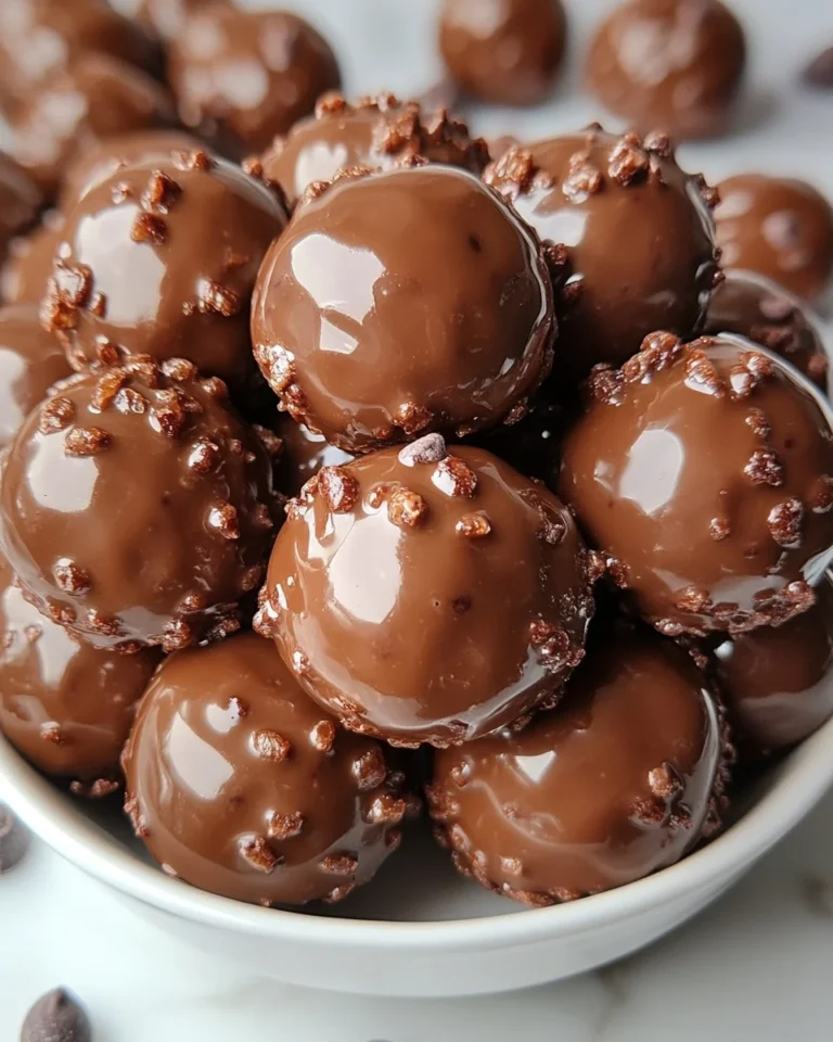 Quick No-Bake Chocolate Rice Krispie Balls