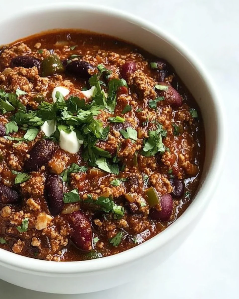 Simple Slow Cooker Beef Chili - additional image