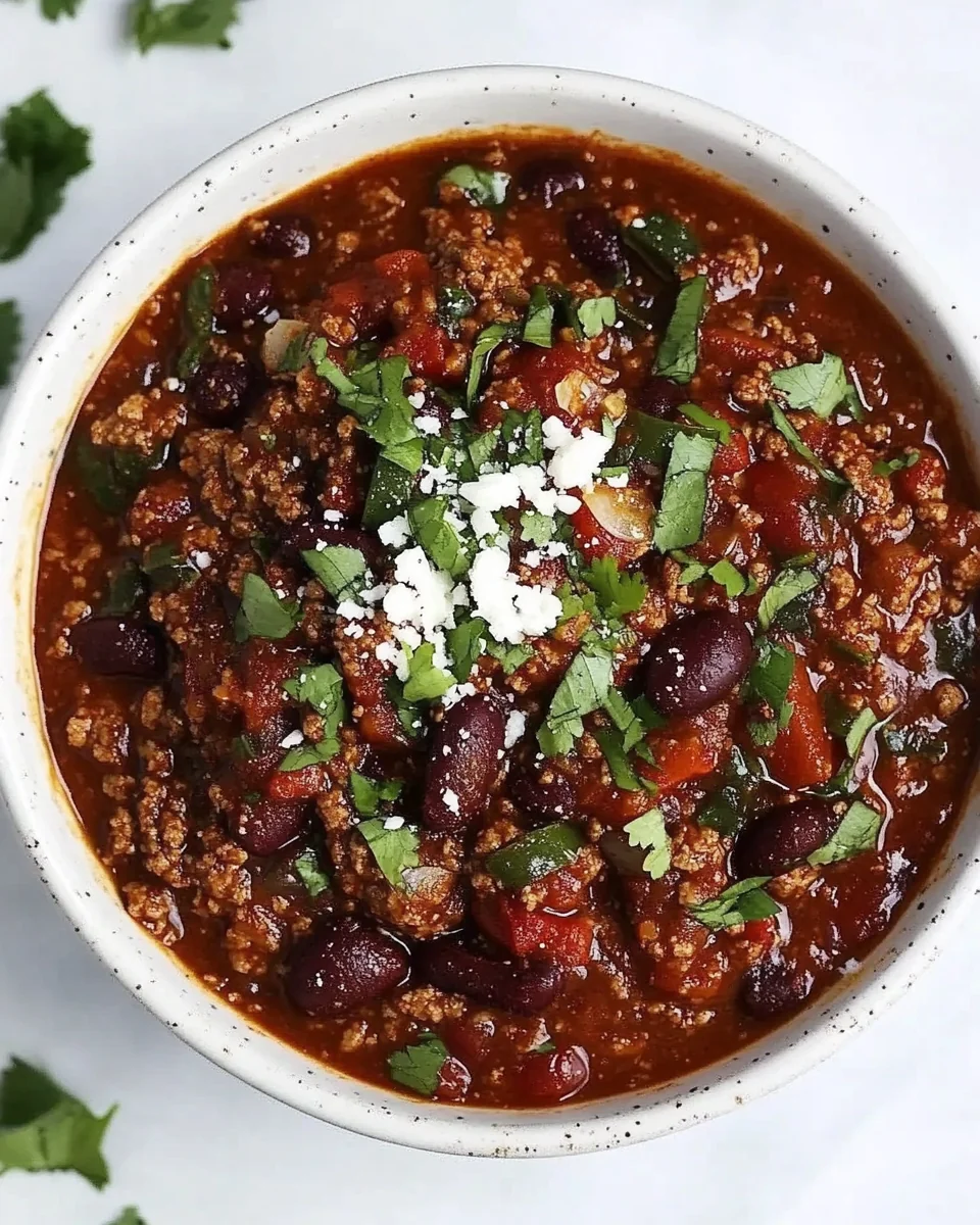 Simple Slow Cooker Beef Chili - additional image