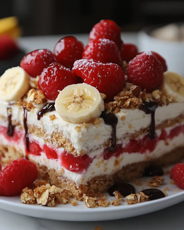 Quick No-Bake Banana Split Cake For Family Favorites