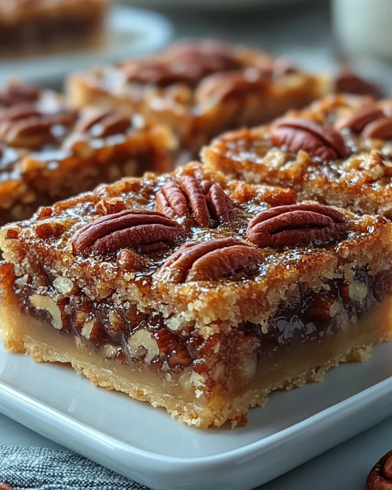 Quick Homemade Pecan Pie Bars