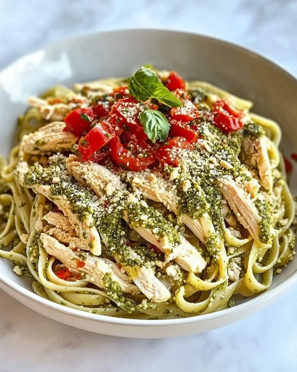 Simple Pesto Chicken Pasta - additional image