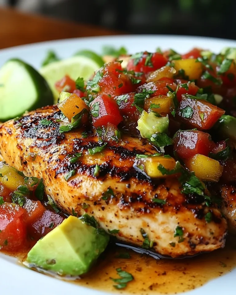 Quick Fiesta Lime Chicken with Avocado Salsa