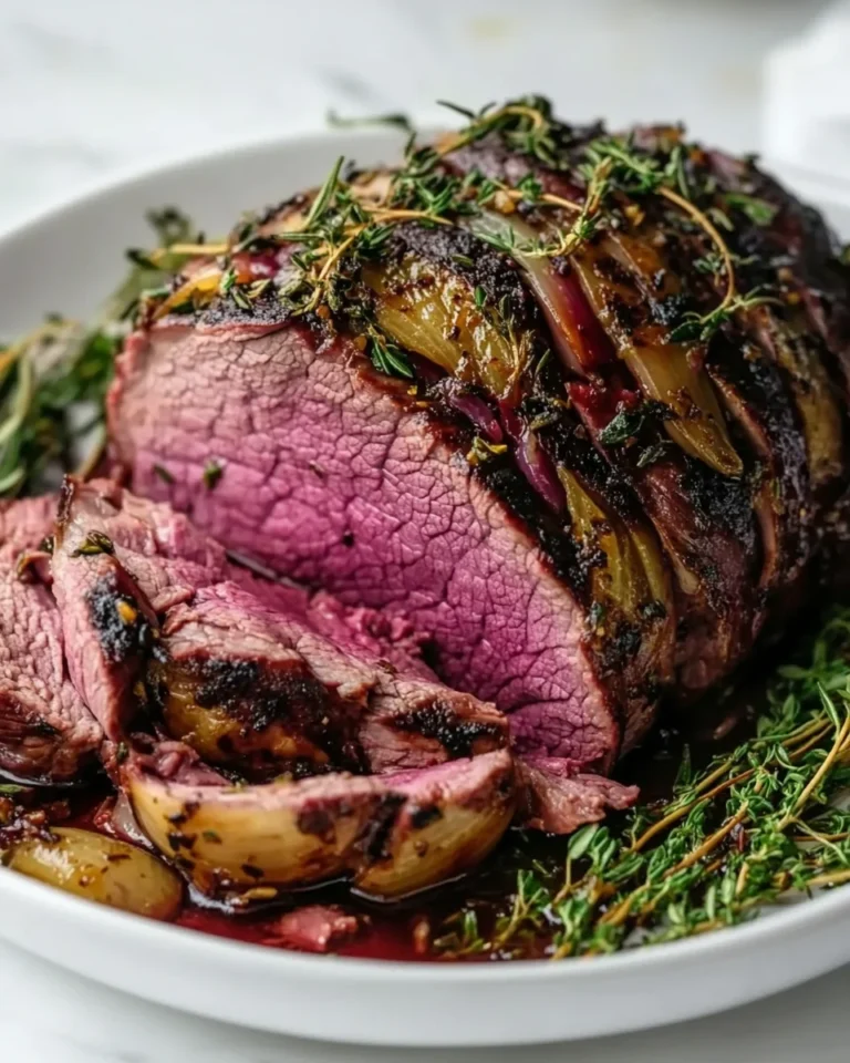 Garlic Butter Herb Roasted Beef Recipe
