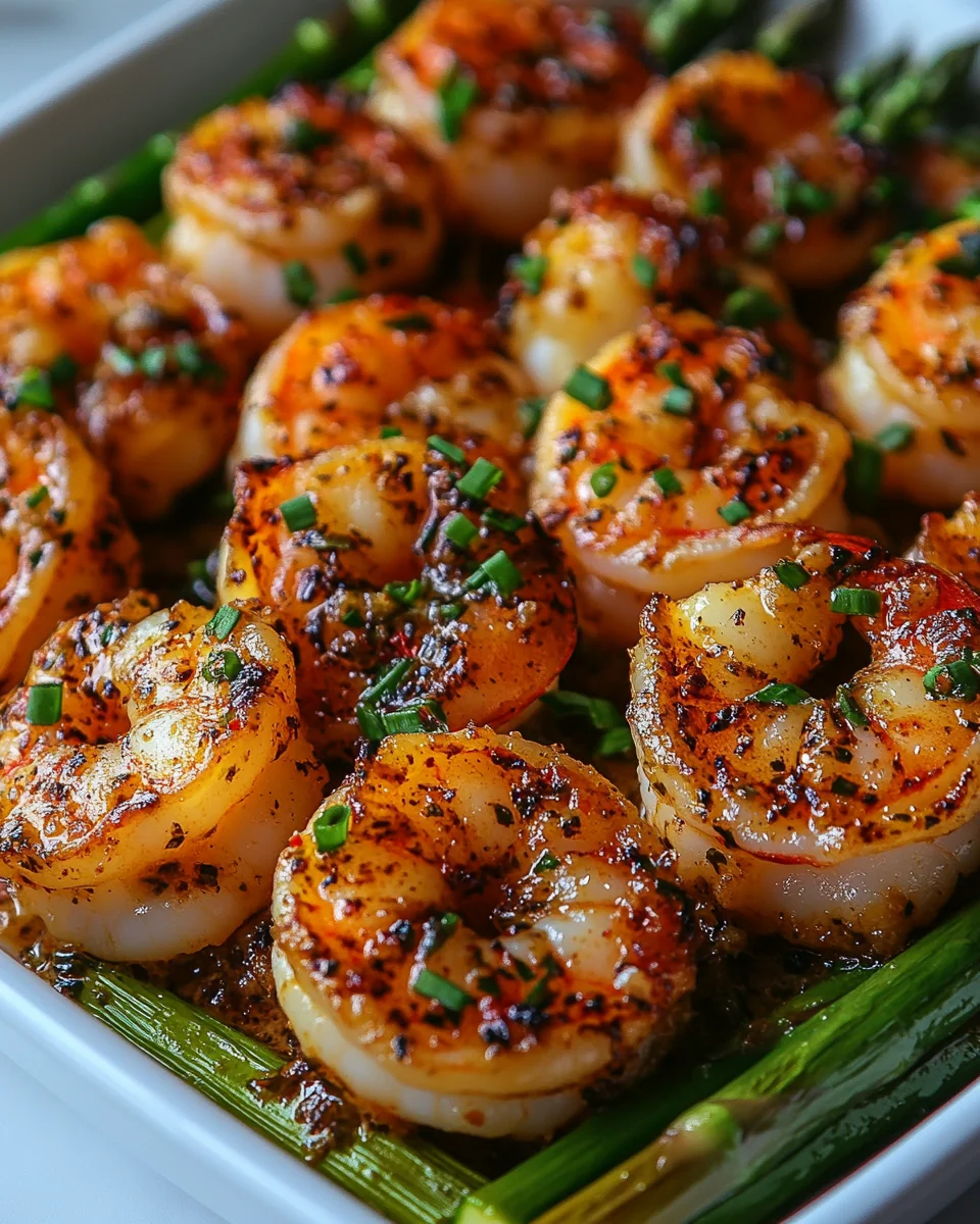 Quick Garlic Butter Shrimp and Asparagus One-Pot Dinner